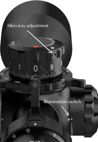 reticle illumination adjustment