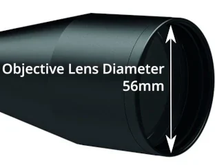 Objective lens diameter